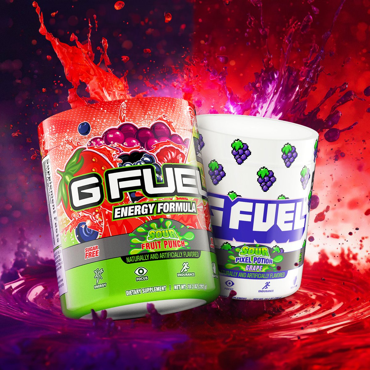 Since my community love EVEYRTHING SOUR on my channel, make sure to go and grab these puckering flavors! 🍋🍉

Add it to your basket NOW and send me a video of you trying it WITHOUT PULLING A FACE😱#GFUEL #GFUELSour @GFuelEnergy 

🛒affiliateshop.gfuel.com/74s
🎫Code 'COOPS'