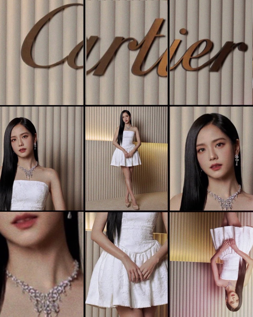 Cartier’s golden girl JISOO ✨