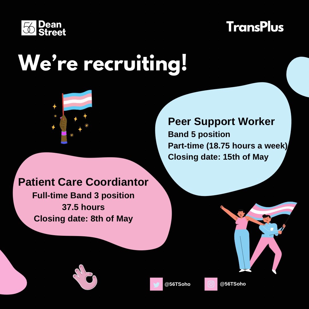 We are currently recruiting 2 roles!
More information can be found here: 
Peer support worker: shorturl.at/CDEJO
Patient Care Coordinator: shorturl.at/agDI9