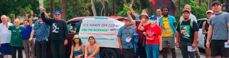 #solidarios Más de 50 estadounidenses, activistas de solidaridad con nuestro país, están en #Cuba por estos días. La solidaridad del pueblo 🇺🇸contrasta con la cruel política del gobierno de ese país hacia nuestra Isla. #MejorSinBloqueo #LiveBetter
#EndTheEmbargo 🇨🇺