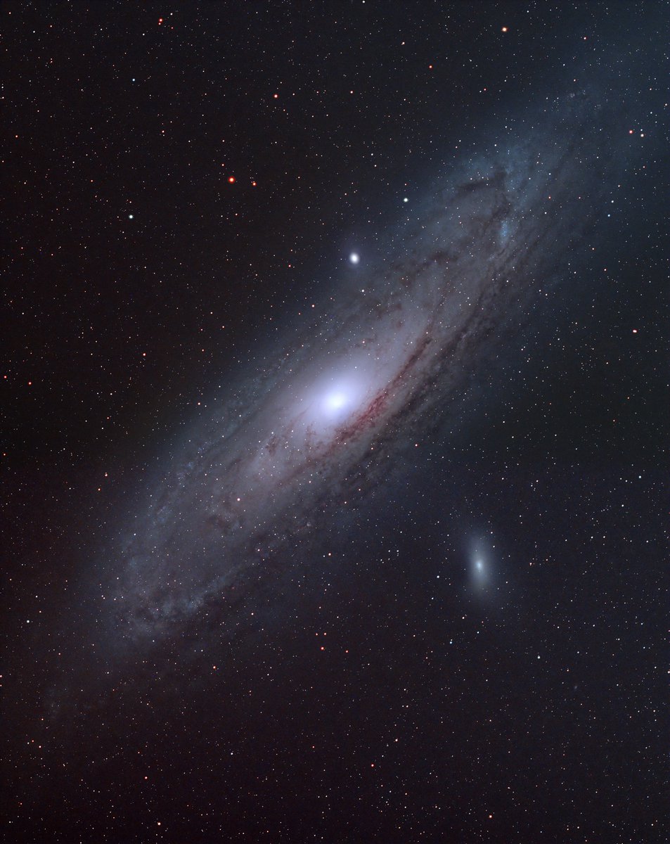 Happy Thursday - M31 - Our nearest neighbour galaxy - 2.5 Million light years away containing 1 billion stars. Data from 2020 - Esprit 100ED ASI294 MC Pro. #astrophotography