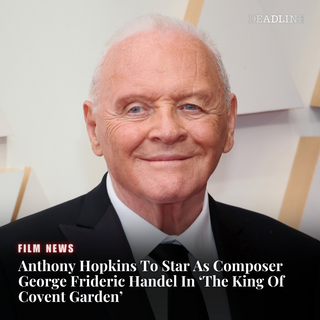 Two-time Academy Award winner Anthony Hopkins is attached to star as baroque composer George Frideric Handel in a new feature titled The King of Covent Garden

Embankment Films has launched global pre-sales on the pic

MORE: bit.ly/3xZtxUe