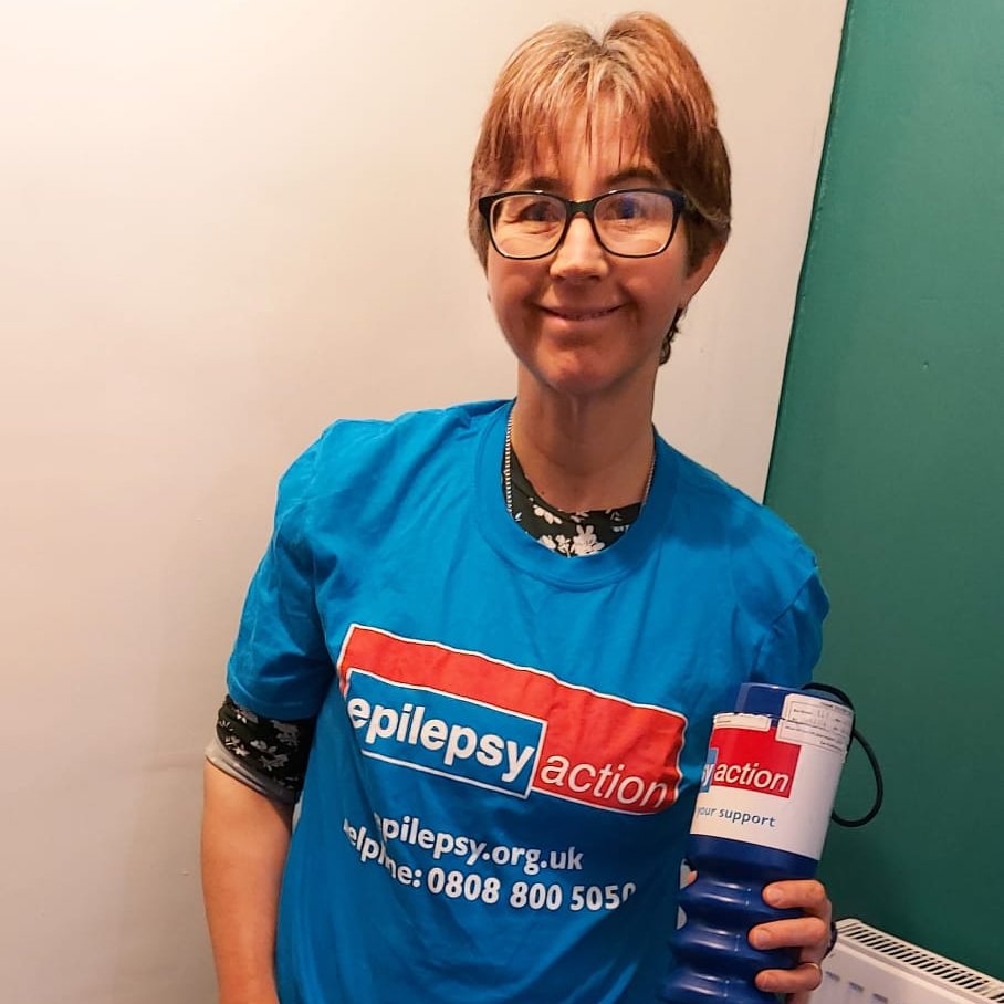 Huge thanks to Sarah Reid from Bristol for fundraising for Epilepsy Action and raising awareness about epilepsy at her local @coopuk recently - we really appreciate your continued support! 💜.