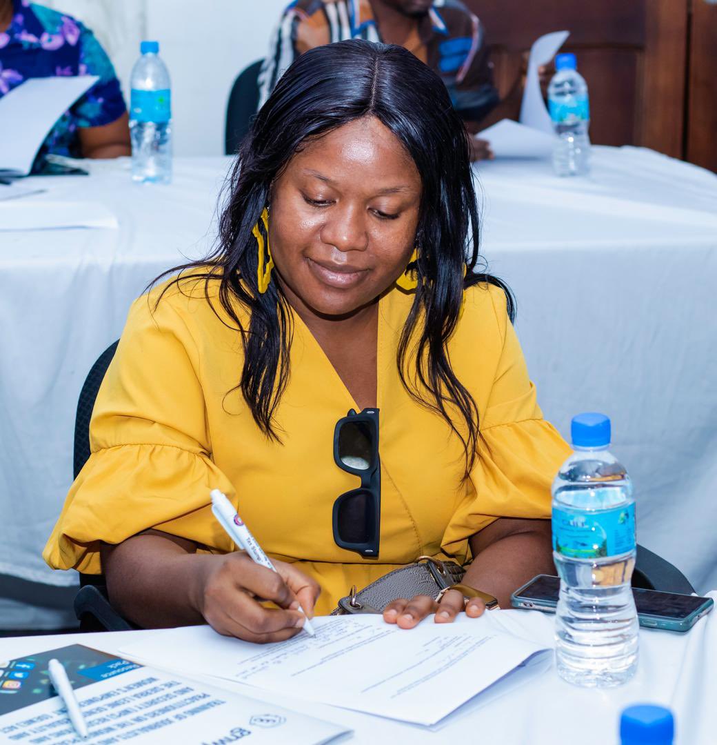 “No one is safe until everyone is safe.” Said madam Eastina Taylor, President of Women in the Media Sierra Leone. She continued to state that she’s pleased that #CGG held a training to broaden the knowledge of media practitioners on the importance of WPS and GEWE Act in SL.