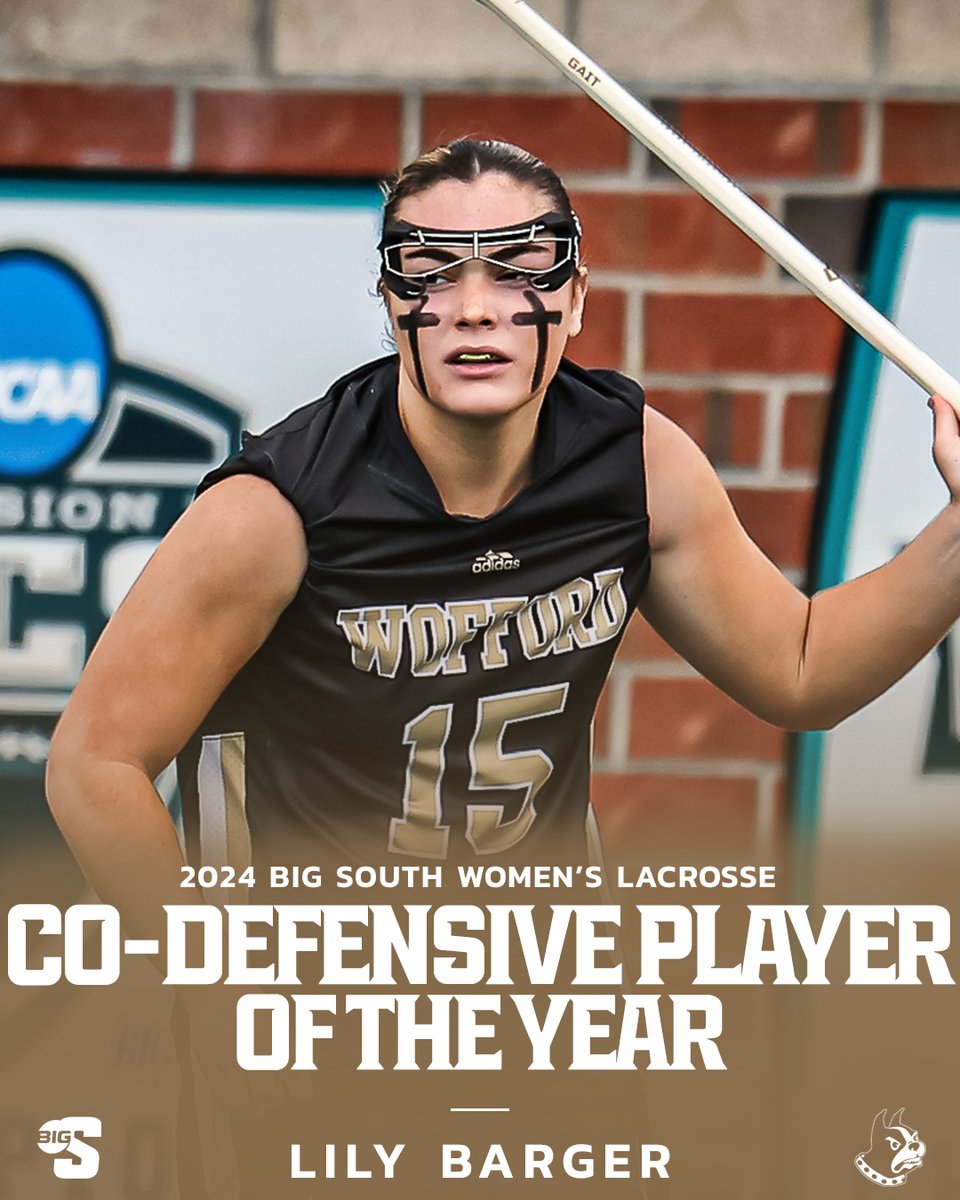 2024 WOMEN'S LACROSSE CO-DEFENSIVE PLAYERS OF THE YEAR🥍 🏆 Katelyn Sousa, @FUWlax 🏆 Lily Barger, @woffordwlax #BigSouthLAX x #BigSouthAwards