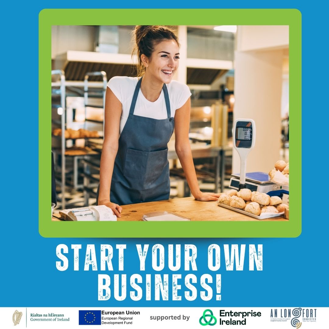 Start Your Own Business Thinking of starting your own business in 2024? Then why not register for the Start Your Own Business Course starting 28th May? Register today at tinyurl.com/47d6ax6c #leolongford #longfordcountycouncil