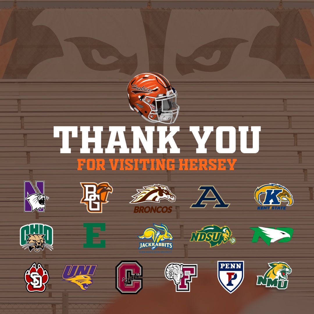 Thanks to all the coaches who came to Hersey! #winwithcharacter