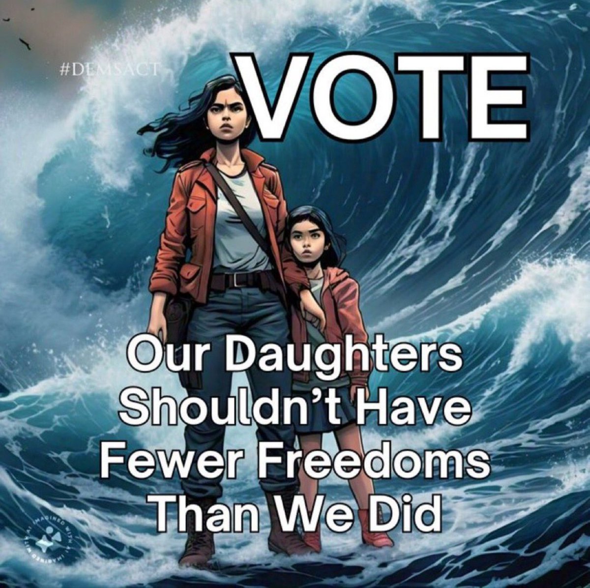 Project 2025 makes clear the Republican intent to strip Women and girls of all Human Rights. Patriarchy, with all of its brutality and abuse, will again be the Law of the Land.

Never!

It's time for the Liberation of ALL Americans!  Vote Democratic!

#VoteBIGBlue.  #DemVoice1