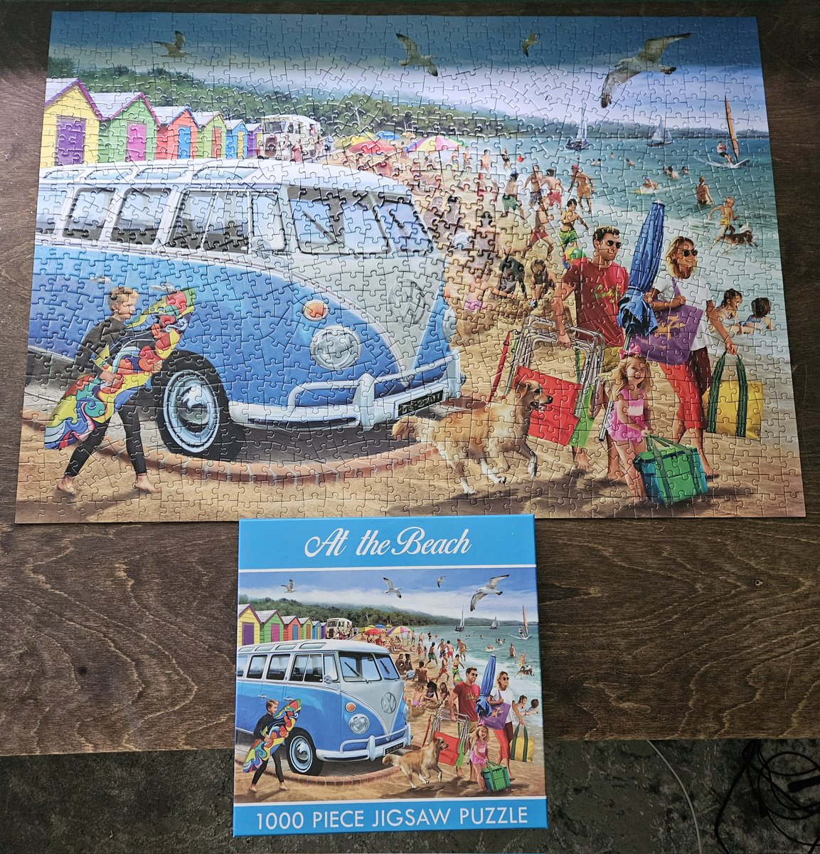 Finished This Piece 
😍😍😍😍
ONTO THE NEXT ONE
😂😂😂😂

#JigsawPuzzle #1000pc #jigsaw #puzzle 

@Coastie @D4KSH_05 @DeanoBeano @Tea_Manuel @xxPurpNurpxx @vodkapig @KuraiTora13