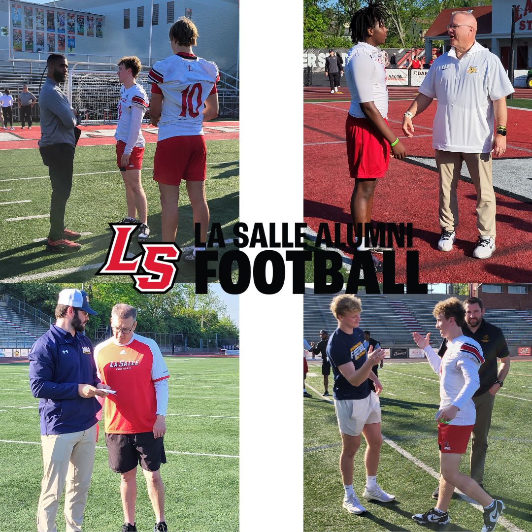 <a href="/LS_LancerATH/">La Salle Athletics</a> <a href="/LS_LancerFB/">La Salle Football</a> <a href="/LaSallePride/">La Salle High School</a> Quite a few former La Salle Lancers Football members in attendance at the combine today also!

#LancerAlumni 
#LancerFootball 
#LRD 
#BrothersForLife