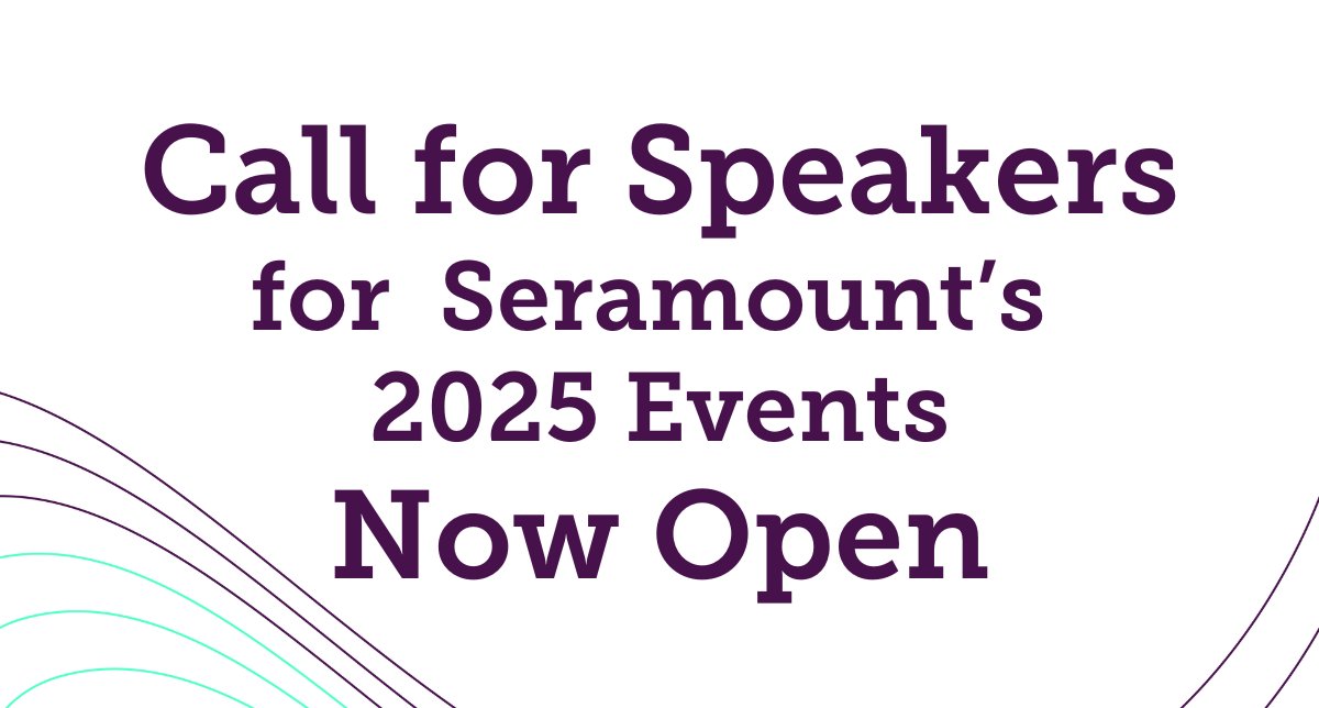 🎉 The Call for Speakers for 2025 #Seramount Events is officially open! Whether you're a seasoned #DEI professional or just starting your journey, we welcome speakers from all backgrounds and experiences. ⏰ Submit by January 1, 2025. bit.ly/3QoLRMX
