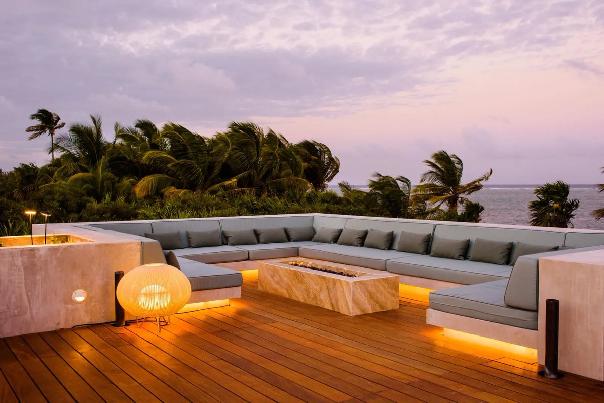 Designed by Gantous Arquitectos, this luxury villa has a rooftop terrace spanning over 2,000 sq ft. Extraordinary property of the day represented by Verónica Córdova and Maigualida Carvajal of Riviera Maya Sotheby's International Realty. s.sir.com/4dkGhoF