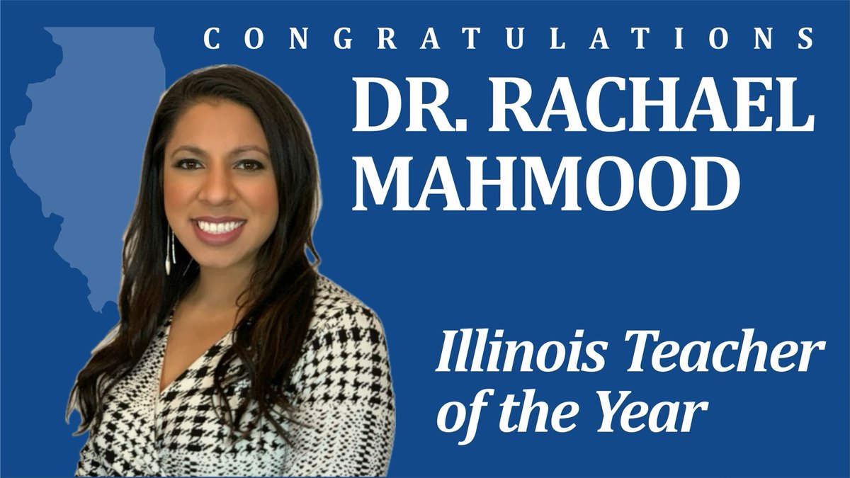 Congratulations to Georgetown’s Dr. Rachel Mahmood! She is the first IPSD teacher to be selected teacher of the year. @ipsd204 @ieanea