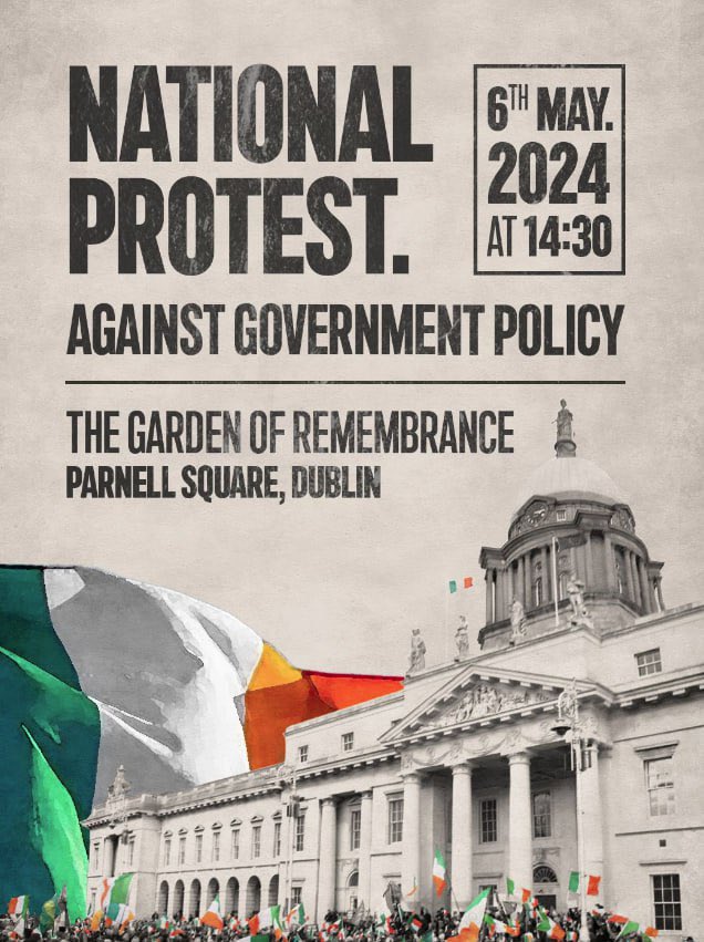 Folks, I will be speaking at this Monday’s rally against the traitorous government. See you all there! #IrelandIsFull #IrelandBelongsToTheIrish #HouseTheIrish