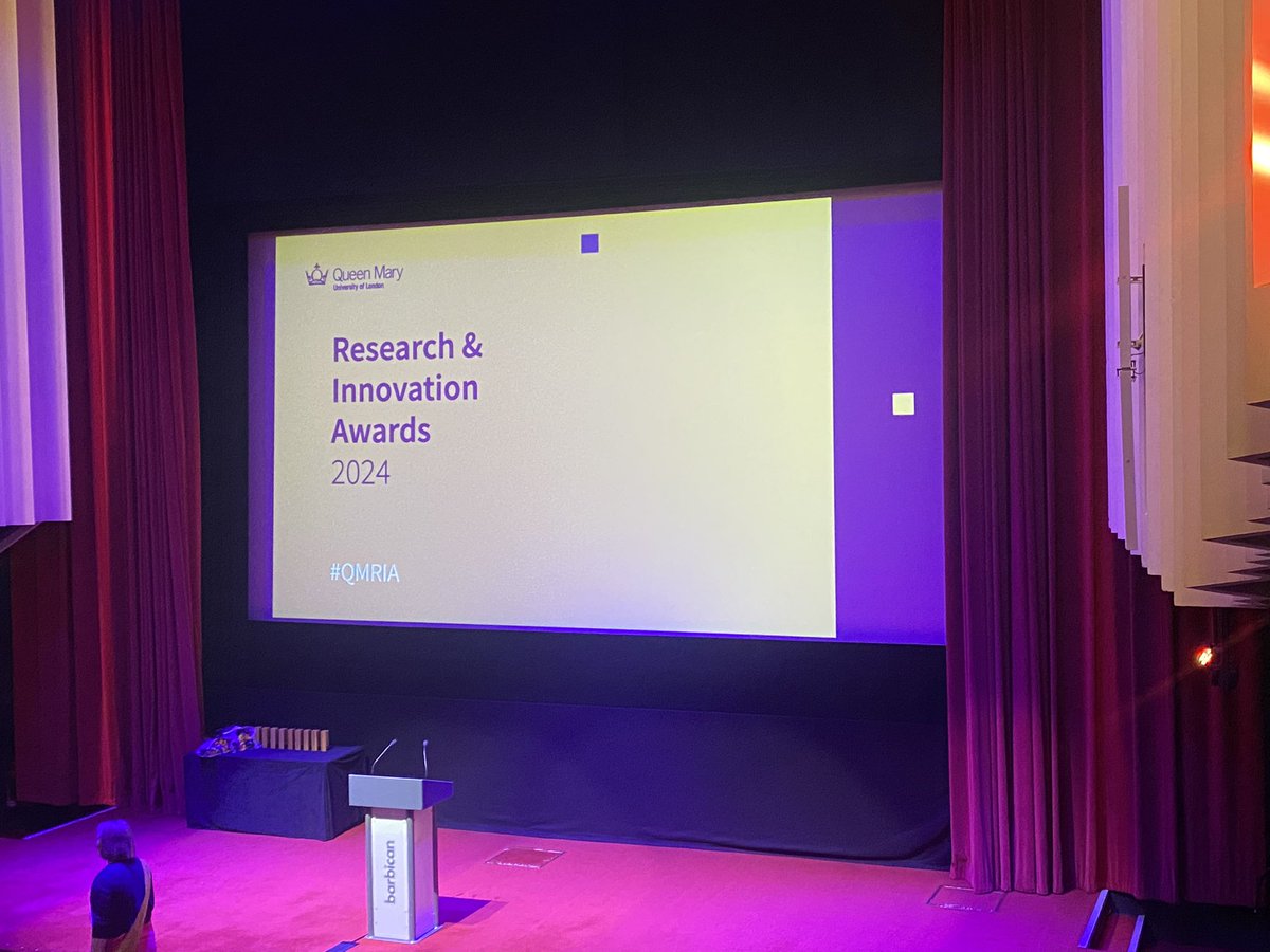 Delighted to be representing the @MileEndInst at @QMUL’s Research and Innovation Awards with @elizabeth_sim0n! We’re nominated for a Culture, Civic, Community and Policy award for our project about how to measure and improve wellbeing in London #QMRIA