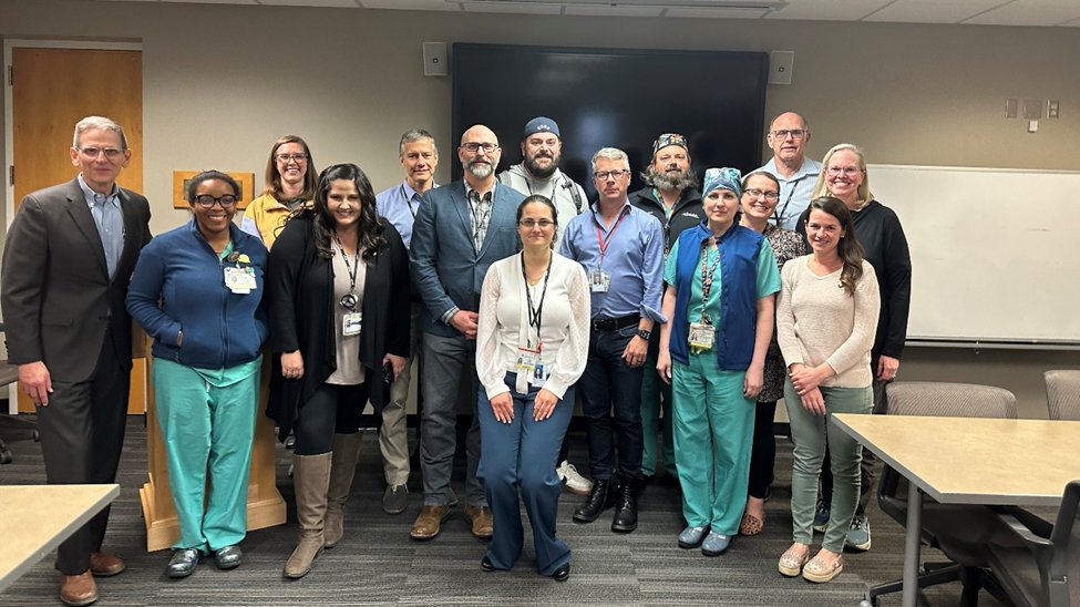 The best in the west! Our very busy Level 1 Trauma center is home to our phenomenal Trauma team. @fwright00 @MichaelCrippsMD @mitchelljayc @CVelopulos @ClayBurlew @CUDeptSurg #ImproveEveryLife #nationaltraumaawarenessmonth