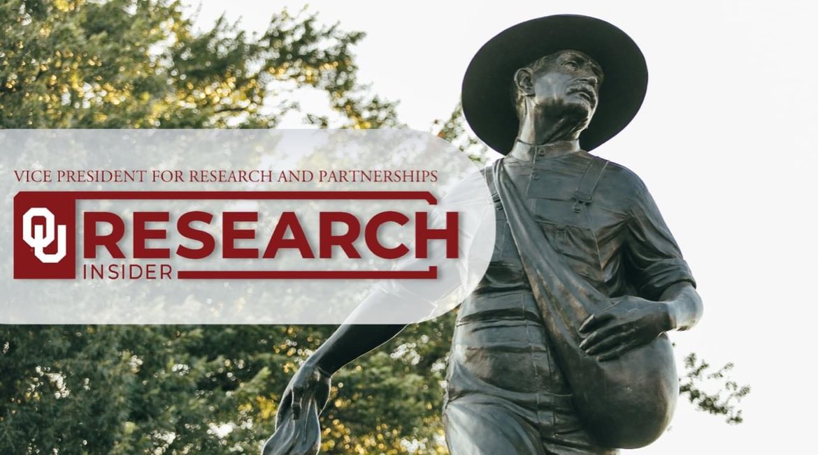 In this week's #OUResearch Insider, learn about a $4 million grant to support USAF supply chain resiliency, two researchers who have received an NSF CAREER Award and a group of OU students recognized by the U.S. Department of Energy. All this and more at mailchi.mp/ou/ou-research…