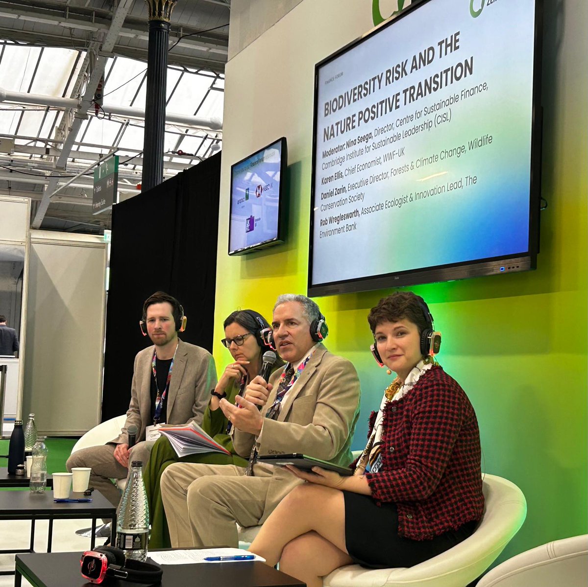 'There's no investments on a dead planet.' @nina_seega Director of @CISLSustFinance, moderated a panel on biodiversity risk and the nature positive transition at @_InnovationZero this week. Read here: cisl.cam.ac.uk/news/cisls-chi…