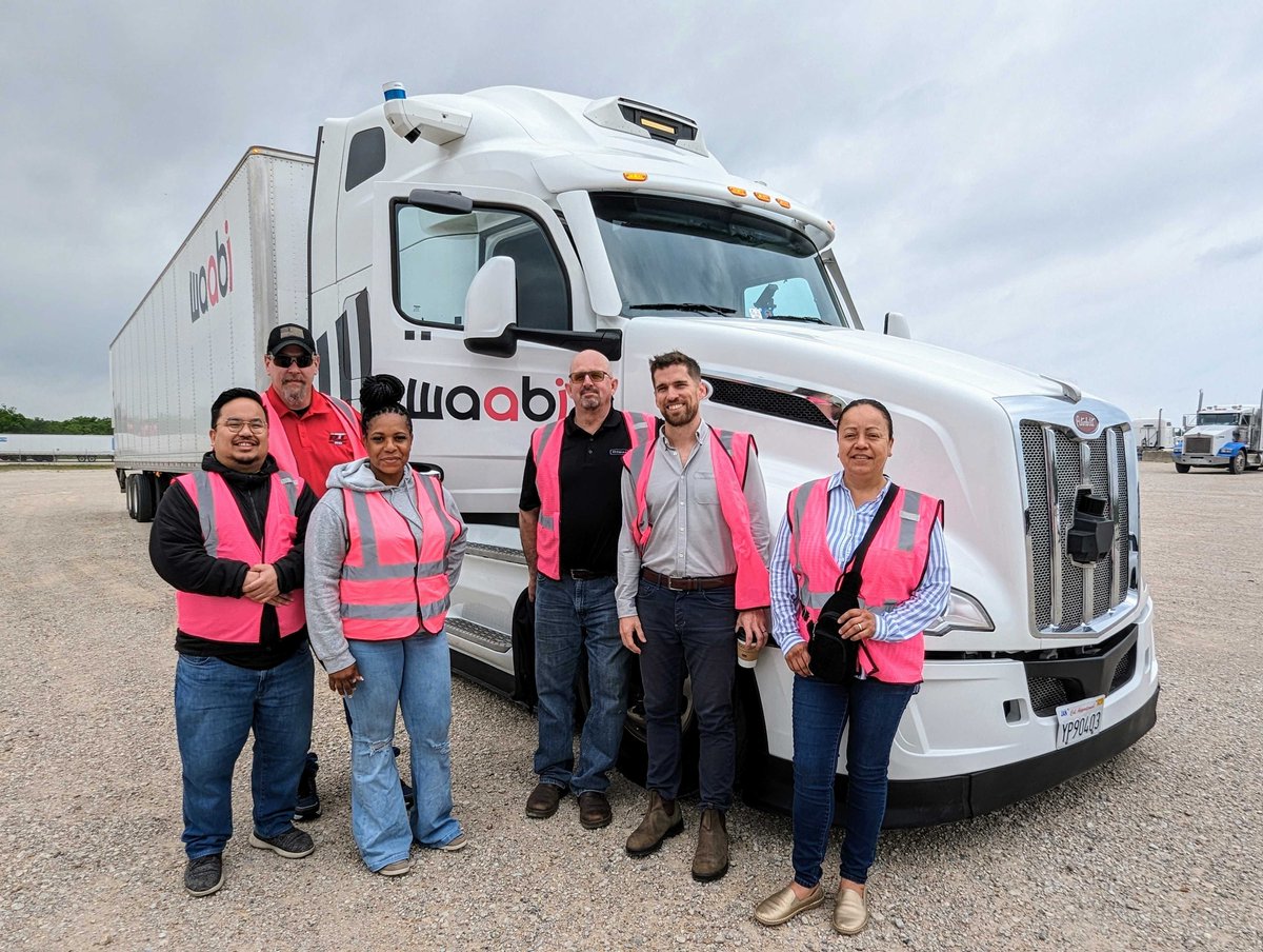 At @Waabi_ai, we engage some of the most experienced drivers in the trucking industry through our Million-Mile Driver Advisory Board. We welcomed the board to our new terminal in Dallas, where they rode in our autonomous truck and provided valuable feedback on the Waabi Driver.