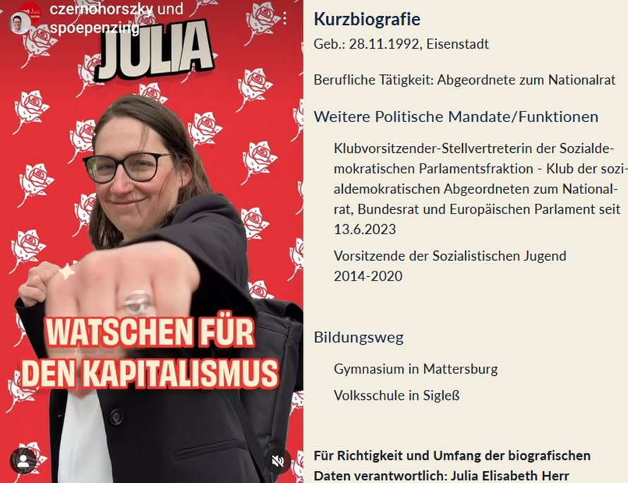 Natürlich hasst @frauherr den #Kapitalismus! Denn am freien Markt würde jemand OHNE Berufsausbildung & OHNE Berufserfahrung NIE 10.000€ monatlich abkassieren. Das ist nur möglich, weil der #Staat die Arbeitnehmer mit hohen Steuern klein hält und zu Leuten wie Herr umverteilt! 🤨