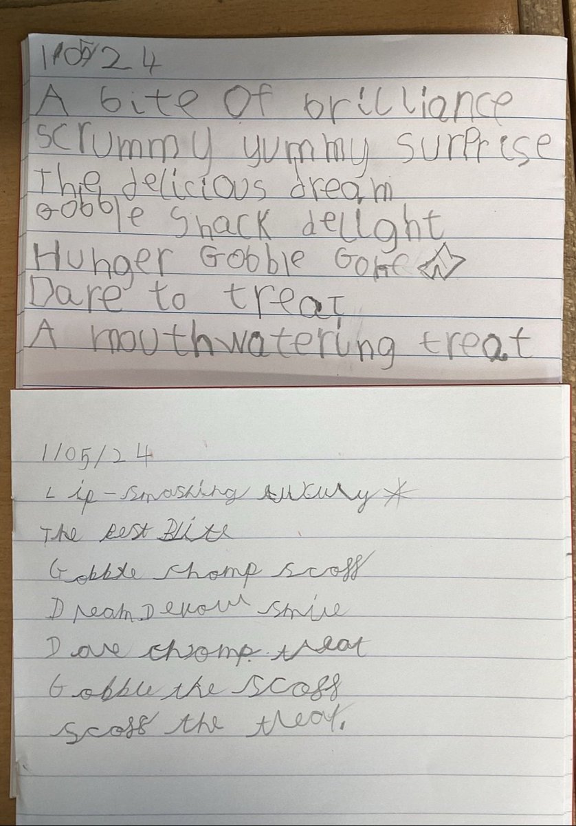 #DosbarthMoelSiabod are learning about slogans this week. We worked together to match up some famous slogans with their brands and then created our own slogans for our disgusting sandwiches. #AmbitiousCapableLearners @LiteracyShed