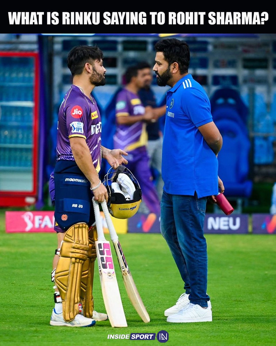 Let us know in the comments 👇🏻

📸: KKR

#RohitSharma #RinkuSingh #MIvKKR #IPL24 #Insidesport #CricketTwitter