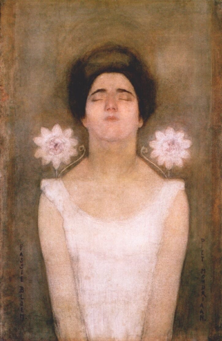 Piet Mondrian-  Passion flower,  1908.