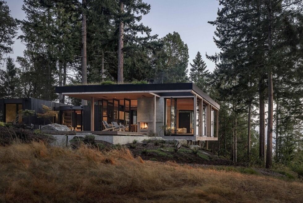 Planted Roof Mimics Longbranch House With Its Forest Landscape buff.ly/3PMvkSK