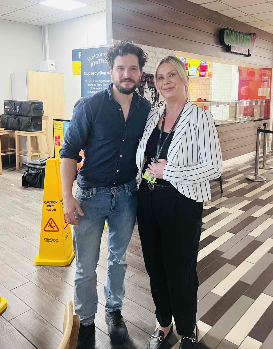 SPOTTED! 📷 Our Team Members met Kit Harrington in Welcome Break Leicester Forest East filming on Wednesday! Did you spot him on your journeys on Wednesday?📷 #WelcomeBreak #KitHarrington
