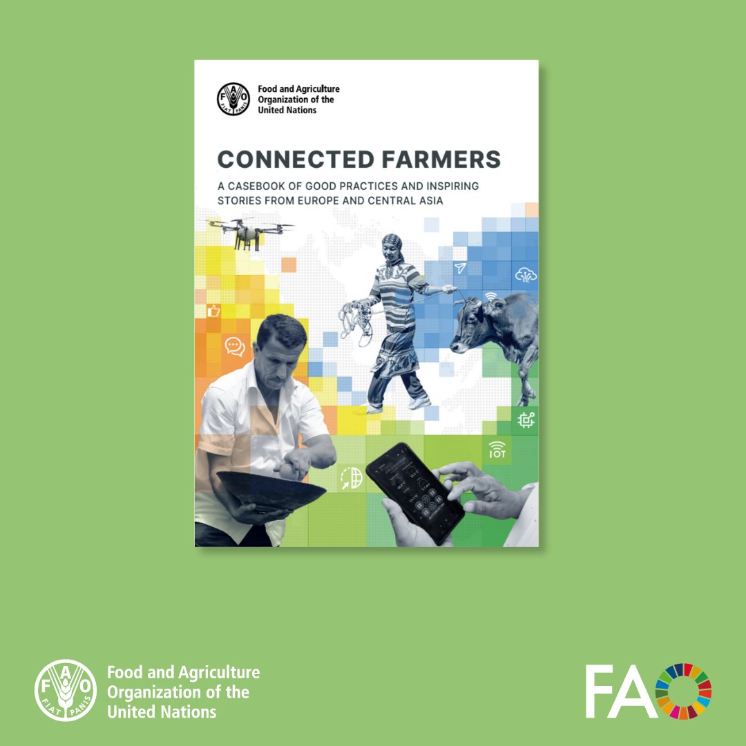 Discover how 25 farmers and agripreneurs in Europe & Central Asia are pioneering digital agriculture amid climate change and global challenges. 'Connected Farmers' showcases their journeys toward #AgInnovation & resilience. Dive into their stories ➡️ bit.ly/3Qq7ZX0