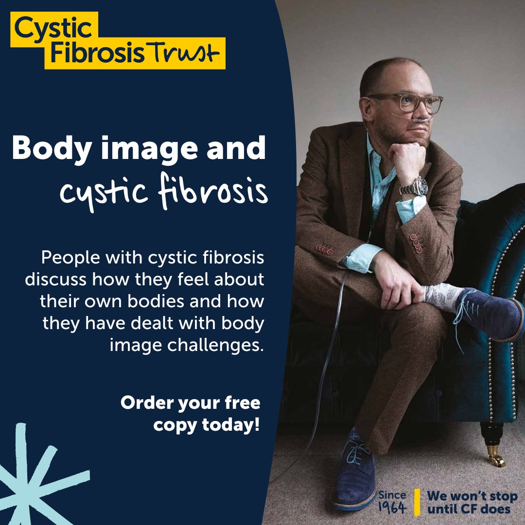 Our free body image booklet explores body image issues people with CF have told us they can struggle with, and provides support and advice for dealing with these issues. It also explores some of the positive aspects of body image and cystic fibrosis. ow.ly/5RcH50RuPEW