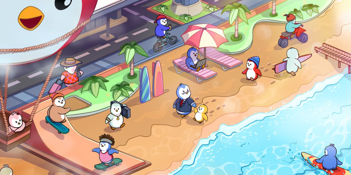 artistation_ps's tweet photo. Good morning 🌞 
Here's to beach days and Pudgy penguins who make them unforgettable! 
✨🌊

#drawing #digitalart #Illustration #Art  #bookstagram #adobe #DigitalArtist #ArtPower  #cartoon #fanart #Wacom #Artist #penguin #pudgypenguins #shedgep https://t.co/5cUZp1v209