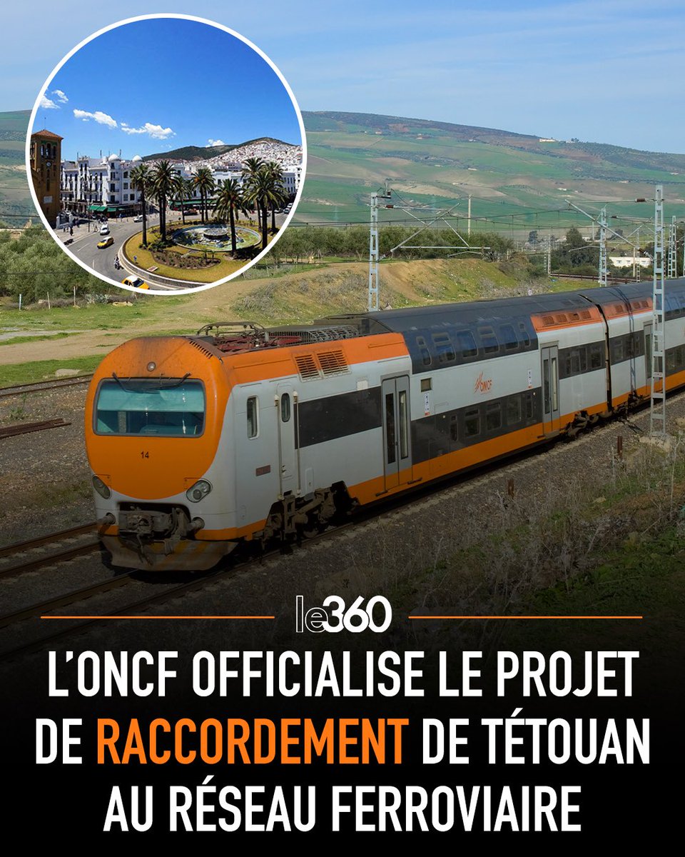 🇲🇦🚆 L'ONCF lance une consultation pour réaliser les études de faisabilité d'une nouvelle ligne ferroviaire reliant Tanger à Tétouan.

→ shorturl.at/adGI5