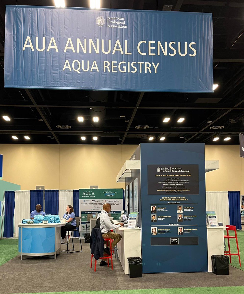 Stop by the Census Booth, in the Square, to take the 2024 Census! #AUA24 #AUACensus