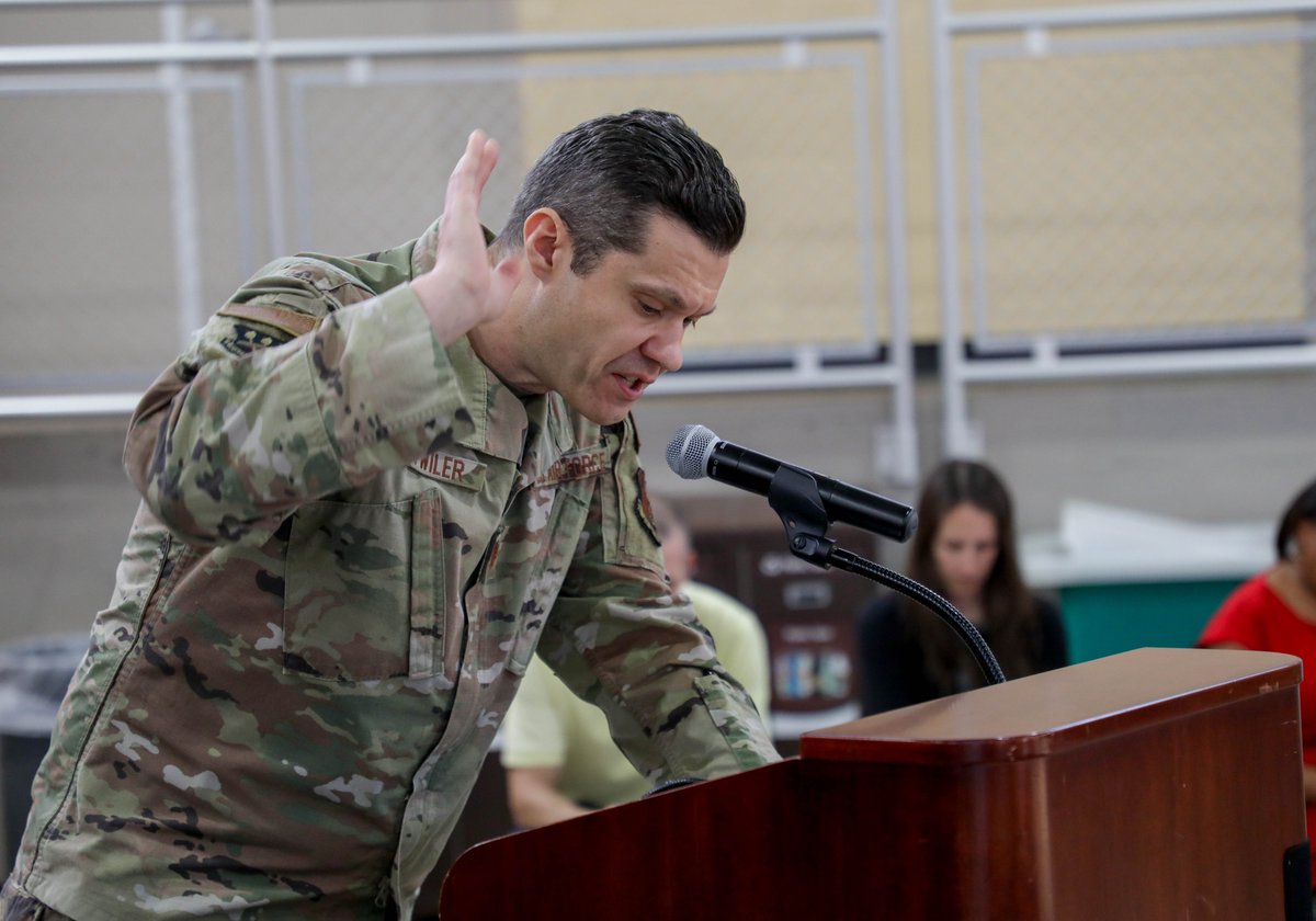 The 14th Annual #NationalDayOfPrayer service and breakfast was held at Boone National Guard Center today. This years theme was Lift up the World, Light Up the World. 🤲 'The Word of the Lord proves true; He is a shield for all those who take refuge in Him. ' 2 Samuel 22:31