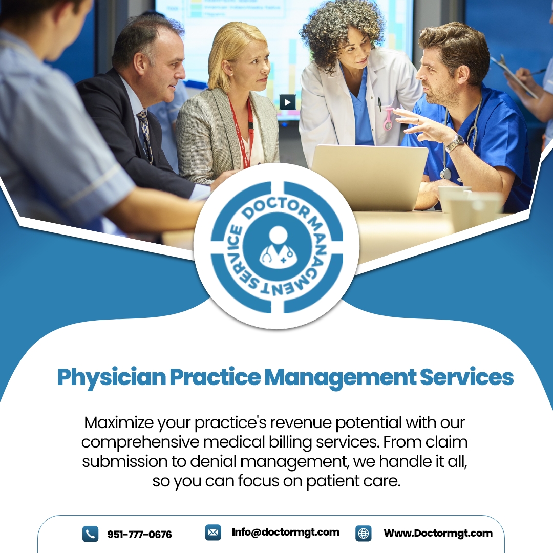 Contact us for more information!

#PhysicianManagement #HealthcareSolutions #ClinicalOperations #PhysicianLeadership
#PatientCareOptimization #MedicalRevenueCycle #PhysicianServices #HealthManagement #MedicalPracticeGrowth #EfficientHealthcare #HealthcareOutsourcing