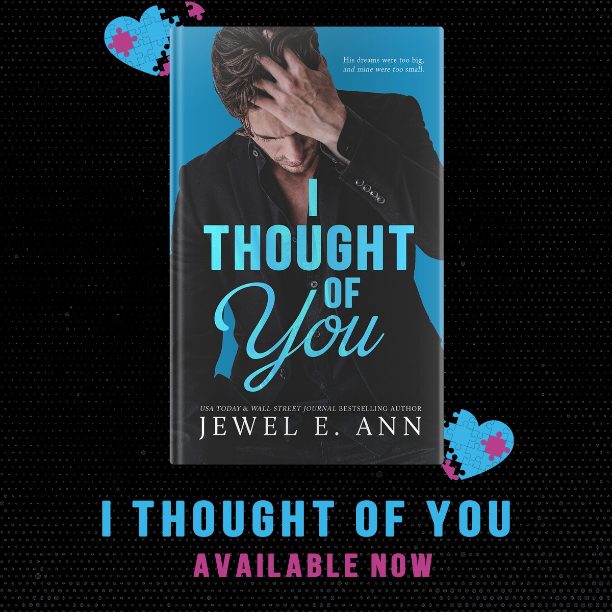 I Thought of You by @JewelE_Ann is now LIVE!

Download today or read for FREE with #kindleunlimited 

Amazon: bit.ly/43VVFn6

Amazon Worldwide: mybook.to/IThoughtofYou

Goodreads: bit.ly/3uJWItk

#ContemporaryRomance #Angsty #CinnamonRollHero #FirstLove