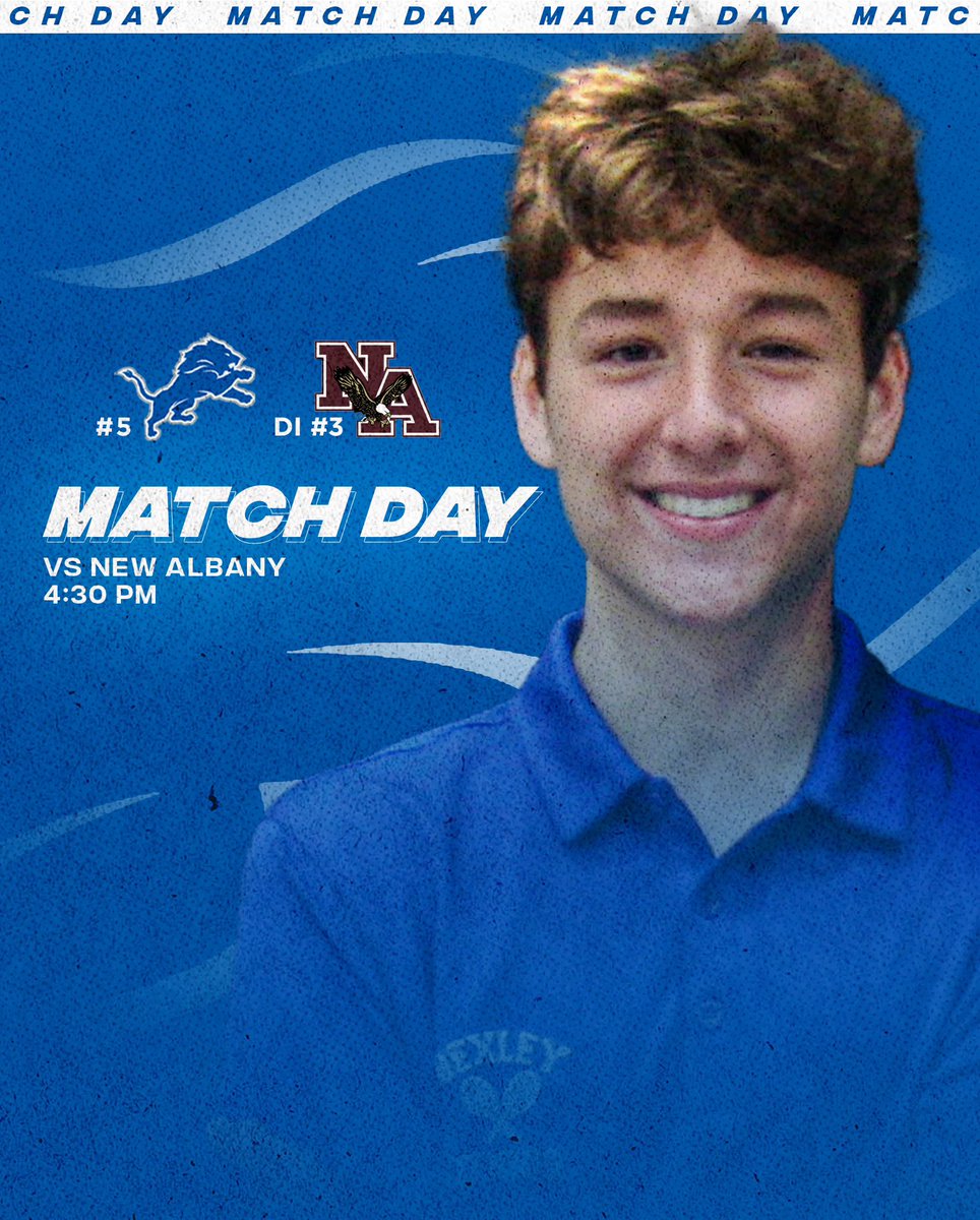 🎾 M A T C H D A Y 🎾 The Lions hit the road for a rematch with the D1 #3 ranked New Albany Eagles! What a GREAT day to be a Lion! #GoLions #Bexley10s #Family