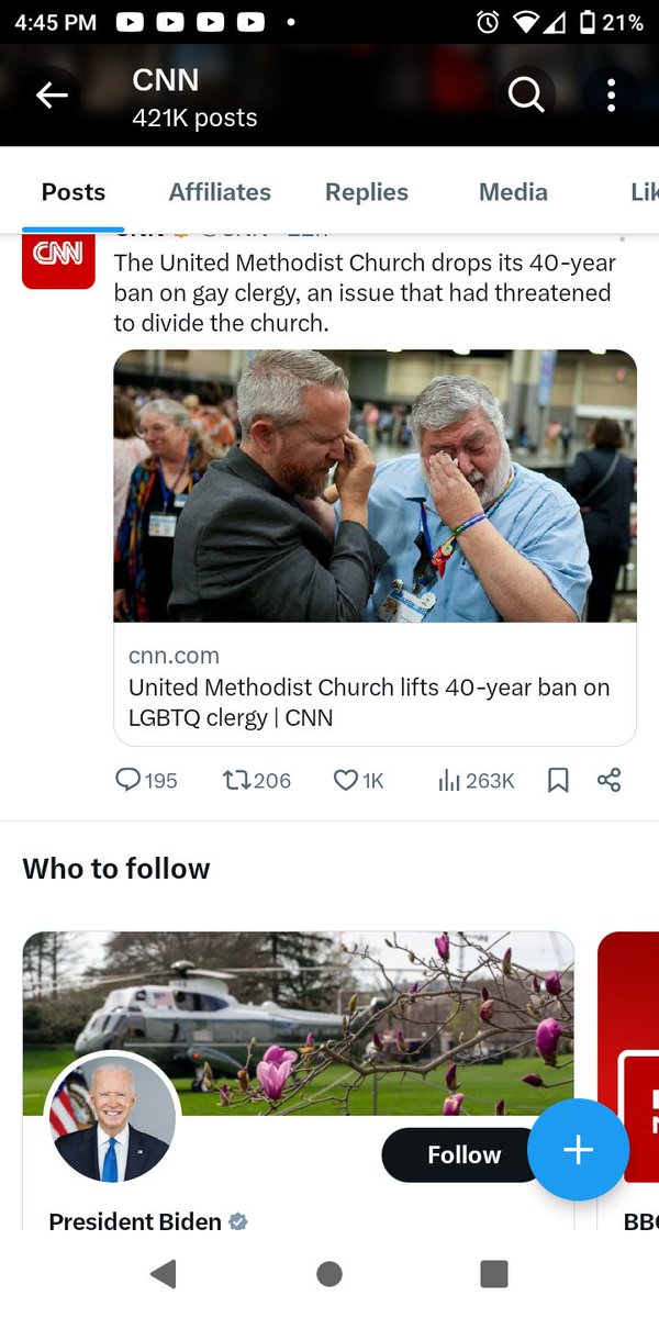 Look who is the first person CNN suggest you follow.