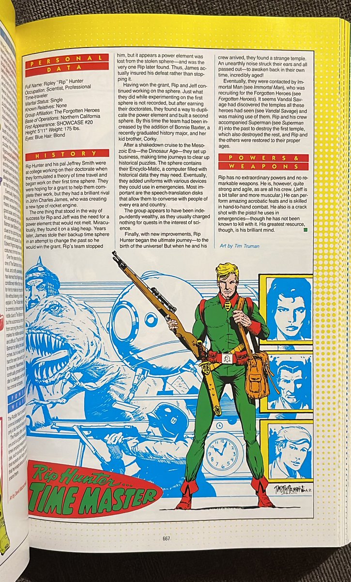 rholmes0520's tweet image. A good Thursday morning, afternoon, evening to everyone! Todays Who’s Who entry is Rip Hunter, Time Master! Artwork by Tim Truman… #WhosWho #TimeMaster #DCcomics #comics