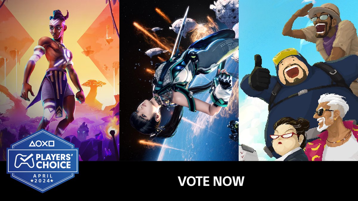 Time to vote for your favorite new game in April. Players' Choice polls open now: play.st/3y1pWoR