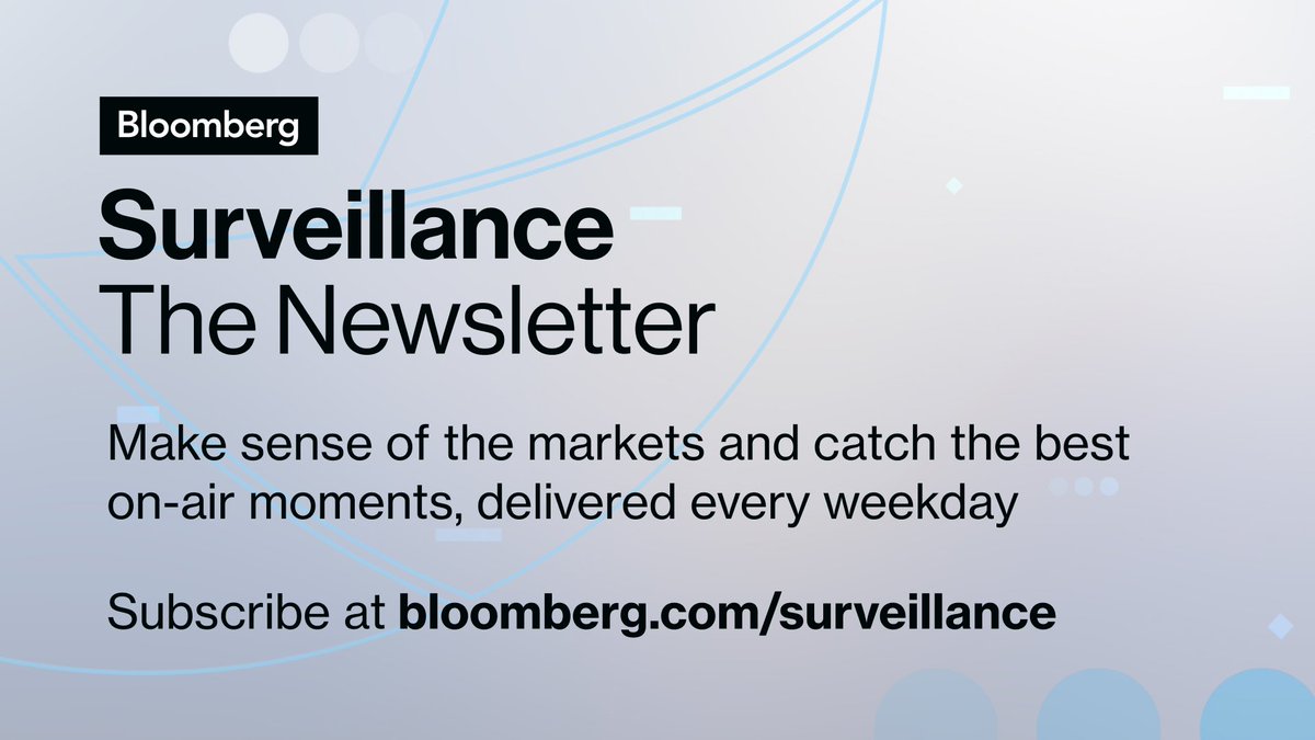 Hard-landing call at Citi

Join @FerroTV, @lisaabramowicz1, and @annmarie for the conversations that power your day on Bloomberg TV, Bloomberg Radio & the Surveillance podcast:
bloomberg.com/podcasts/serie…

Read today's Surveillance newsletter:
bloomberg.com/news/newslette…