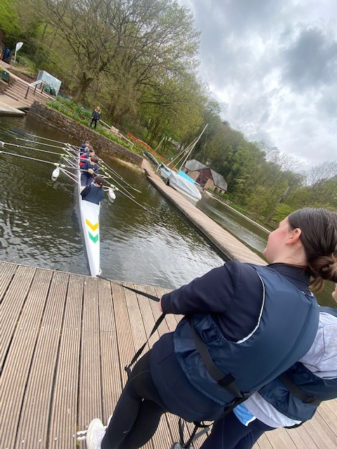 Our latest group of Year 7 Rowers took to the water for the first time at Rudyard lake, the water was very choppy in the wind and the rowers were asked to practise standing up in the boat! We look forward to seeing their progress on the next few weeks!