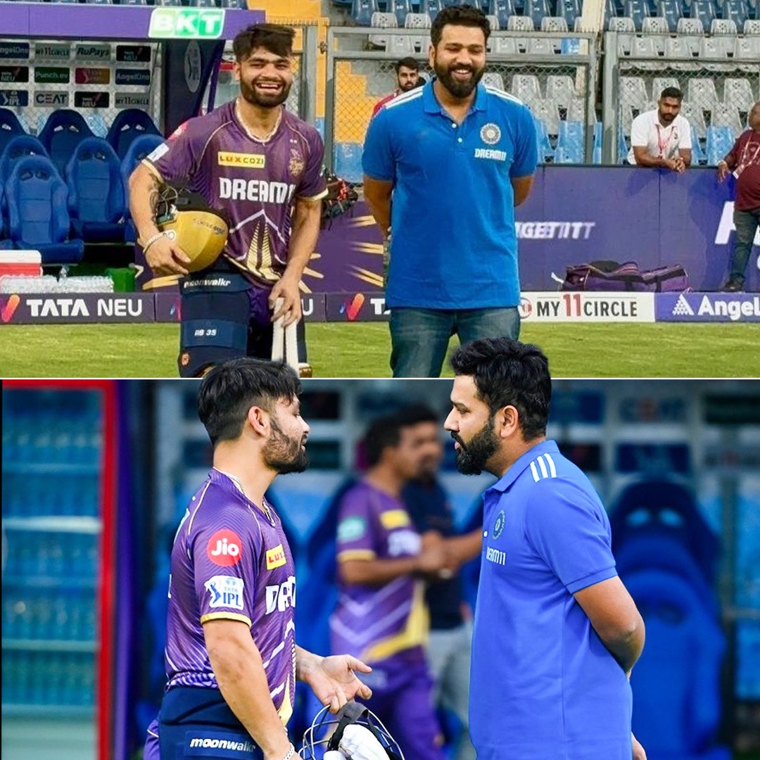 Captain Rohit Sharma encouraged Rinku Singh after he was omitted from the T20 World Cup squad

#T20WorldCup #MIvKKR #RohitSharma #RinkuSingh
