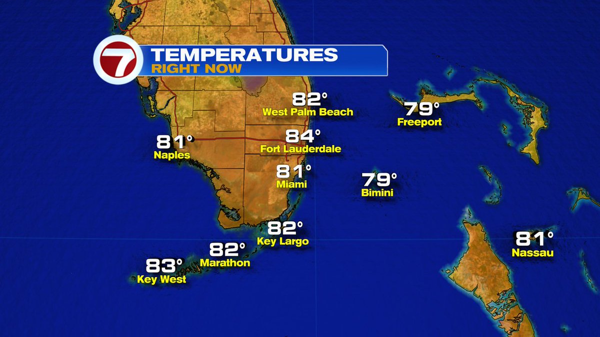 Warm start in Ft. Lauderdale!  @wsvn #FLwx