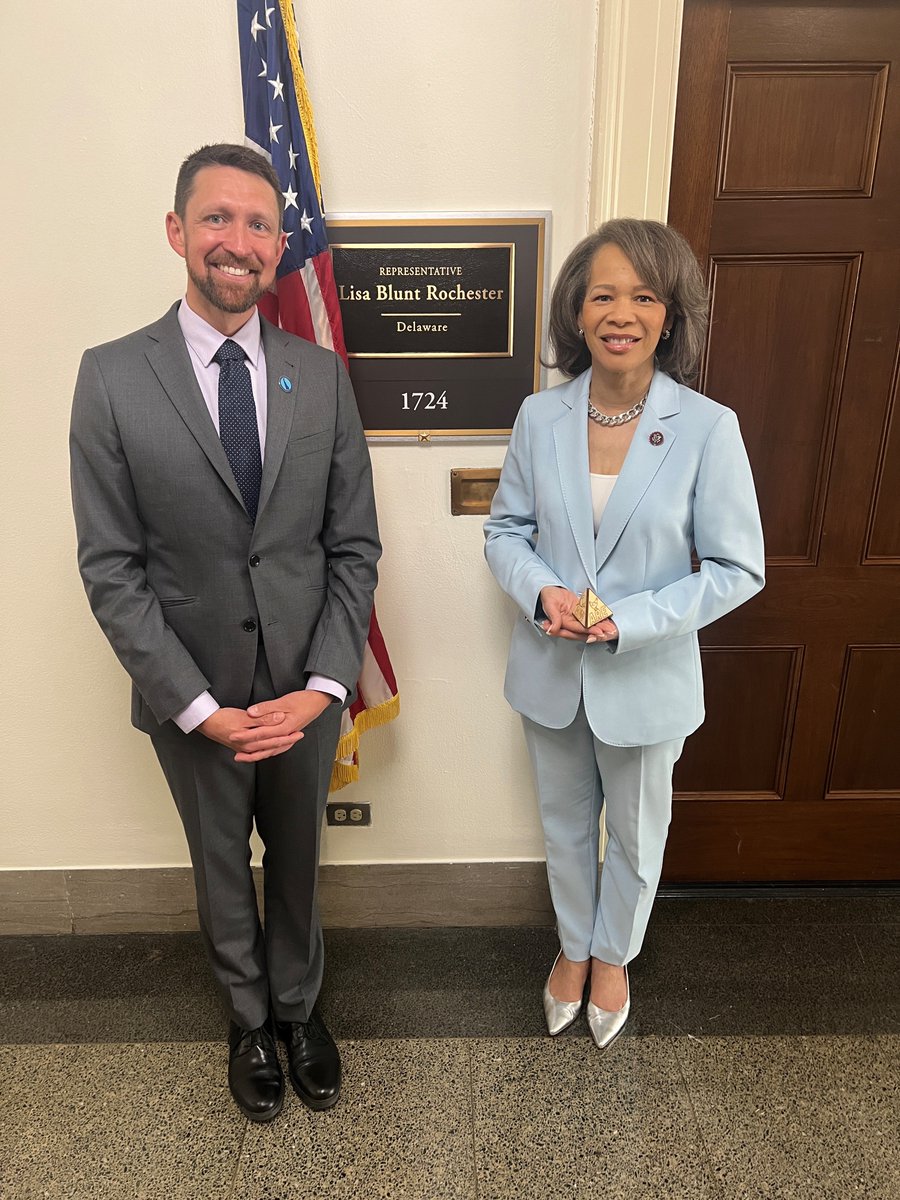 It was my pleasure to welcome Delaware’s 2024 Teacher of the Year, Cory Hafer, to the Capitol yesterday! Mr. Hafer is an engineering teacher at @MiddletownHigh and I could not be more grateful for all he does to empower his students to become lifelong learners!