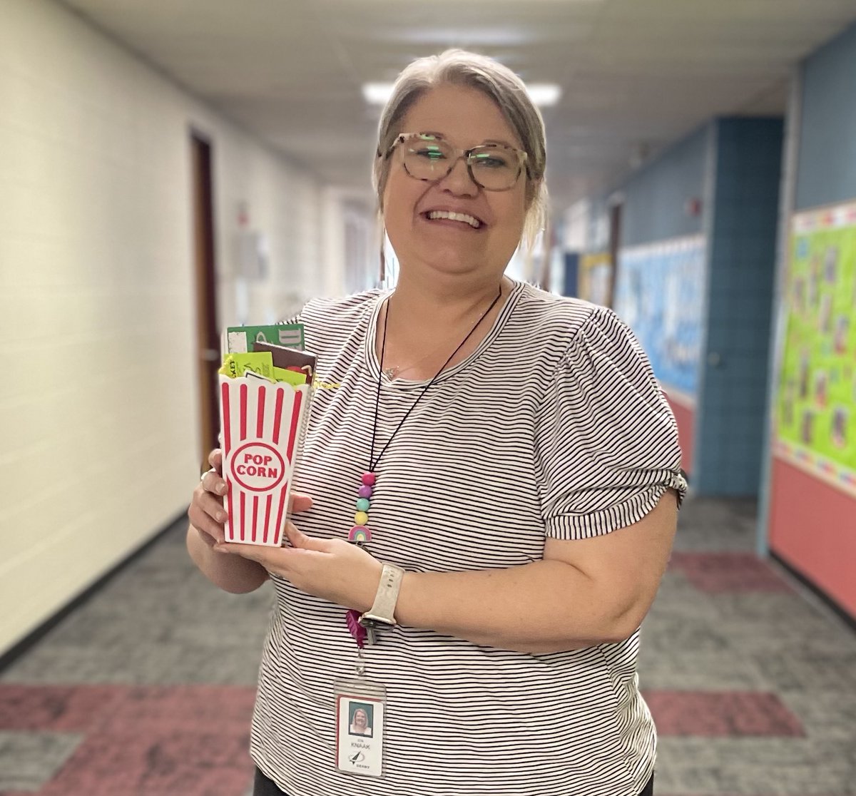 Thank you Derby Plaza Theaters for donating movie passes to help appreciate a few dedicated educators! Laura McFarren @DNMSFalcons, Gary Meitler @DHS_Panthers, & Jen Knaak from Derby Parents As Teachers were recognized for sharing good news & positive activities. #DerbyProud