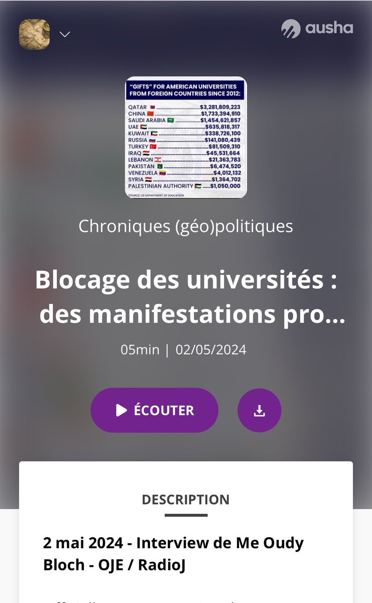 Ce matin, au micro d’@ilanaferhadian sur @RadioJFrance : Blocage des Universités : des manifestations pro-Hamas ⬇️ bit.ly/4bk5gXd #Israel #Hamas