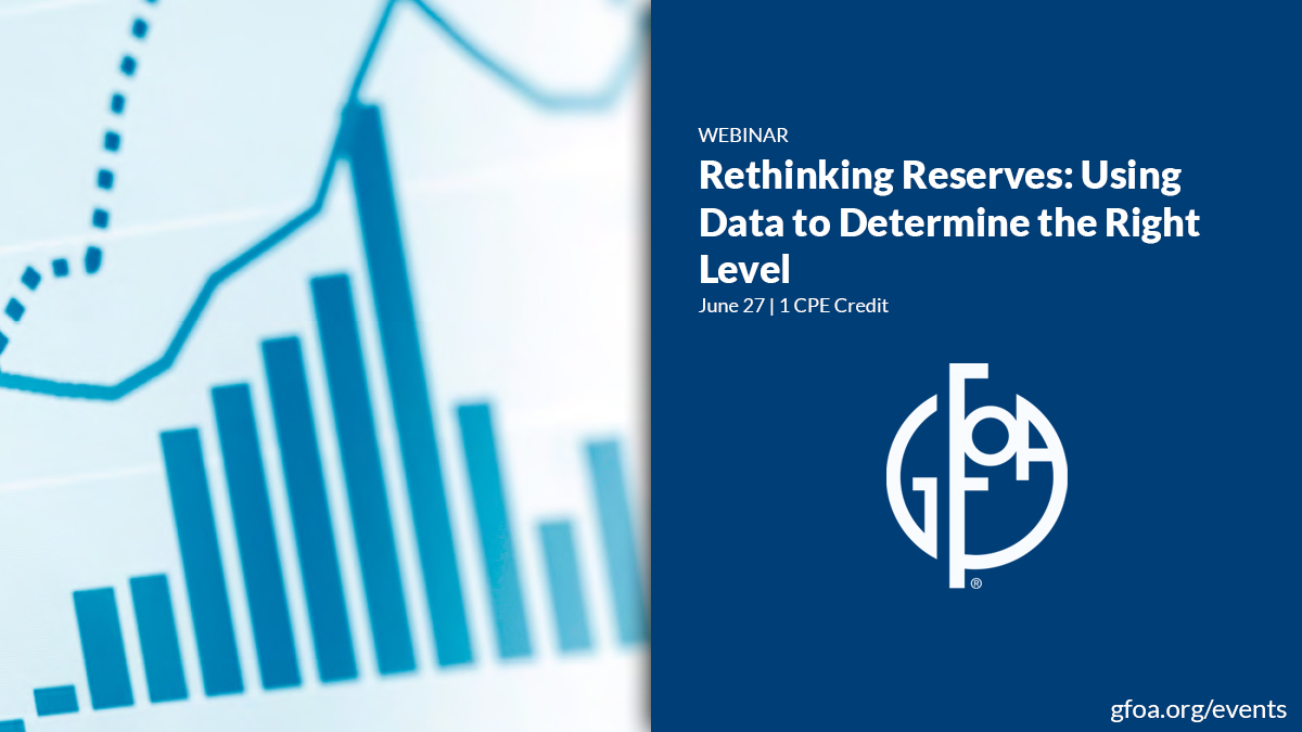 Governments are subject to financial shocks, including natural catastrophes, recessions, and more. As the number of potential risks increase, governments need improved reserve strategies. gfoa.org/events/int0627… #GFOA #localgov