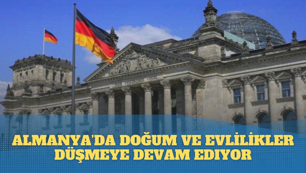 Almanya’da doğum ve evlilikler düşmeye devam ediyor aktifhaber.com/gundem/almanya…